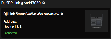 DJI Link Status in Reactor